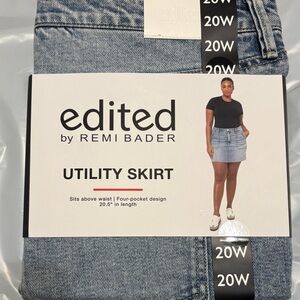 Edited by Remi Bader Utility Skirt Size 20W